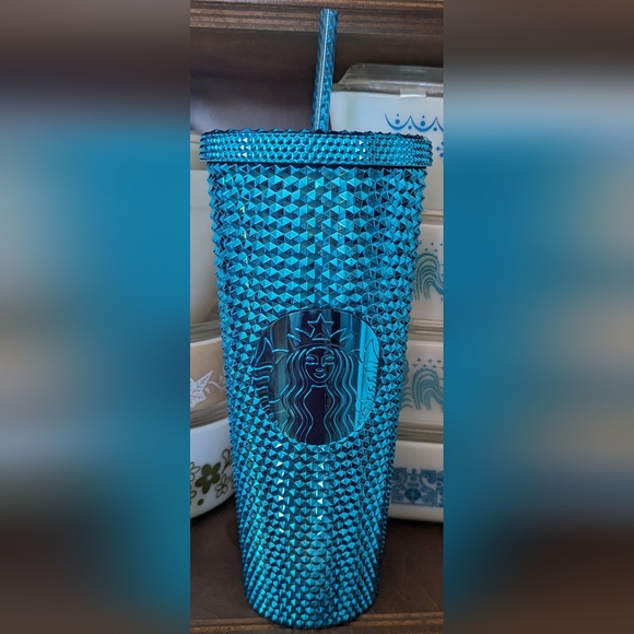 Starbucks Other - 2023 NWT Starbucks studded 24 oz cup Turquoise tumbler